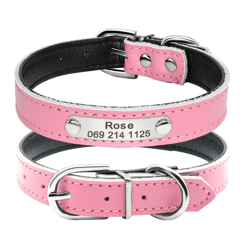 Personalized Leather Collars